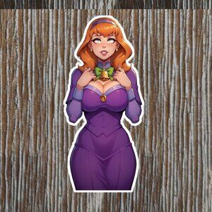 6" Scooby Doo Daphne Waifu Ecchi Sticker Anime Vinyl Decal CANADA MADE